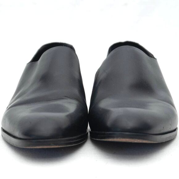 Marciante Black Leather The Marie Flats Shoes Size 9.5 - Picture 3 of 10
